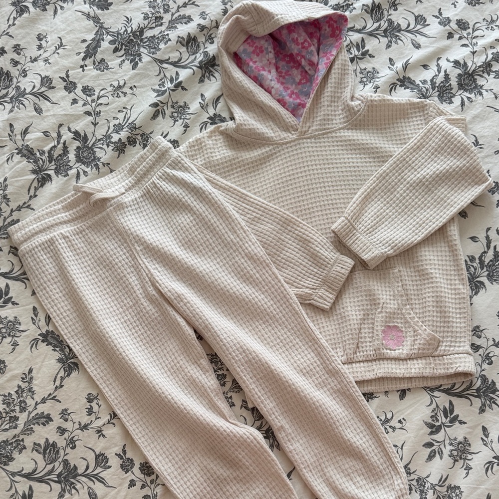 Primark cream Hoodie and pants
